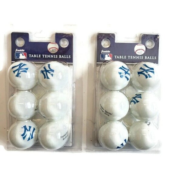 Franklin Other - Franklin MLB New York Yankees Table Tennis Balls 12 Total Ping Pong Balls